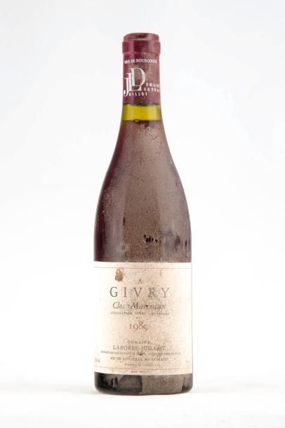 null 12 B GIVRY CLOS MARCEAUX Rouge (ETH dont 3 EA) LABORBE JUILLOT 1989