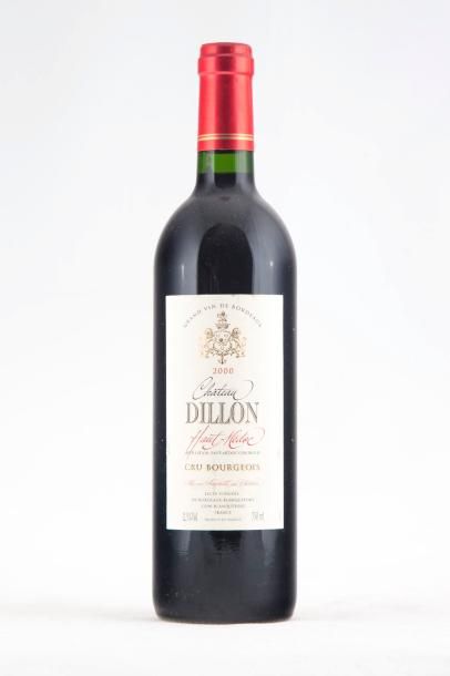 null 12 B CHATEAU DILLON (2 ELA) CRU BOURGEOIS HAUT MEDOC 2000