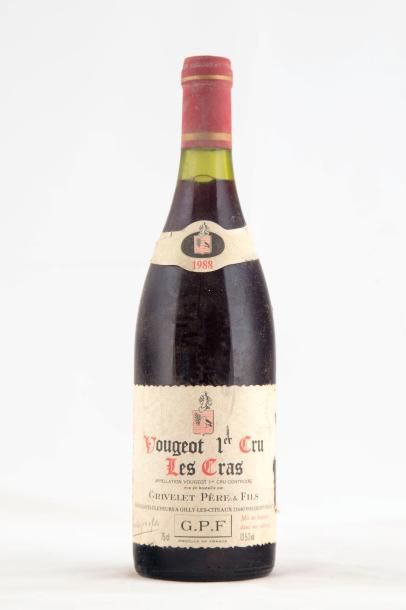 null 5 B VOUGEOT LES CRAS 1°C (3 cm ou mieux ; ELS) GRIVELET 1988

1 B CHATEAU VALLON...