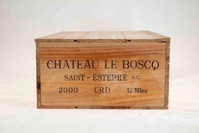 12 bouteilles Chateau Le Boscq 2000 Saint...