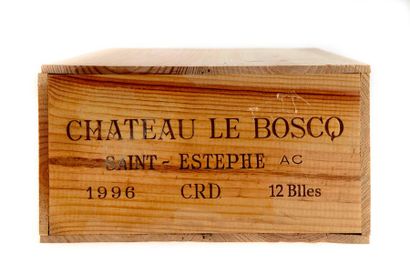 12 bouteilles Chateau Le Boscq 1996 Saint...