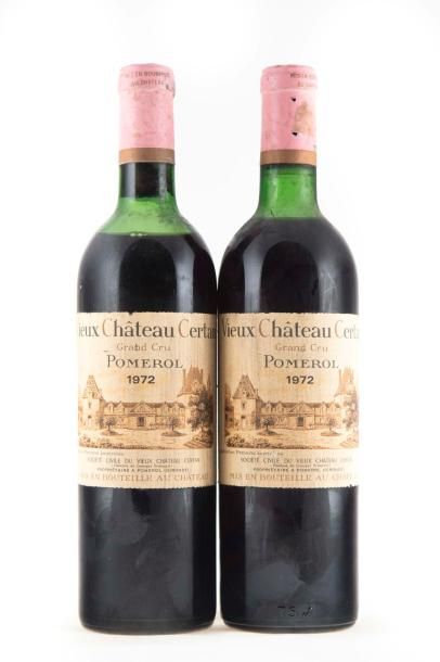 2 bouteilles Vieux Château Certain 1972 (1...