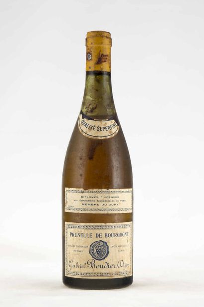 Prunelle de BOURGOGNE Prunelle de Bourgogne "extra dry" l 'Héritier Guyot, 1 litre
Capsule...