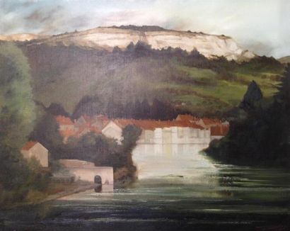 Pierre GAUTIEZ Pierre GAUTIEZ (1922-2006)

Paysage d'Ornans Doubs

Huile sur toile

65...