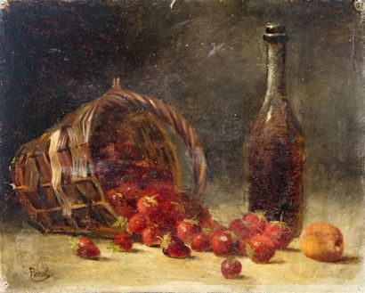 PEROL PEROL

Nature morte aux fraises

Huile sur toile signée en bas à droite

32...