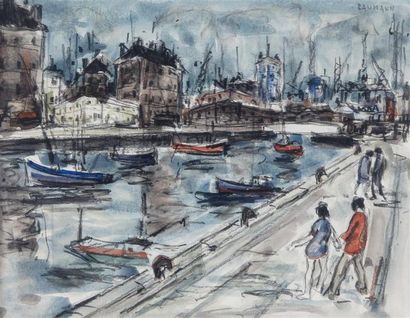 Joseph RAUMANN (1908-1999) Joseph RAUMANN (1908-1999)

La Seine à Rouen

Aquarelle

28...