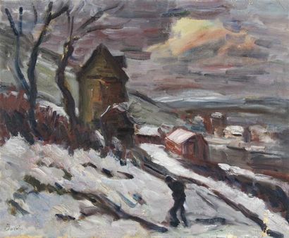 Léonard BORDES (1898-1969) Léonard BORDES (1898-1969)

Paysage de neige

Huile sur...