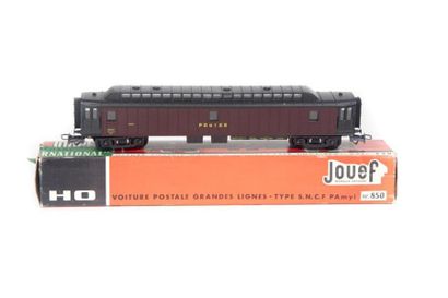 JOUEF HO JOUEF HO - Voiture postale "SNCF" REF : 850 accrochage international