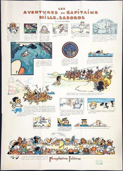 DEVAMBEZ a) Phosphatine FALIERES, illustré par DEVAMBEZ "Les aventures du Capitaine...