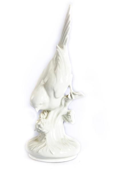 null SAMSON - Oiseau en porcelaine émaillée blanc
H. : 21 cm