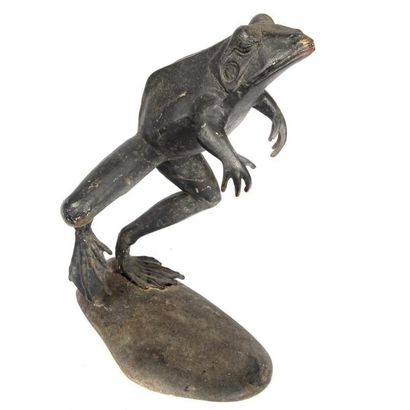 null Sculpture de grenouille en fonte
H. : 66 cm 
