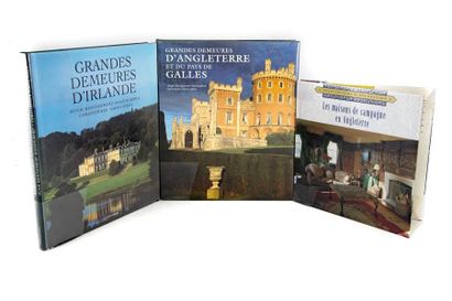 null Lot de 3 livres dont :
- Les Maisons de Campagne en Angleterre par Julie Fowler...