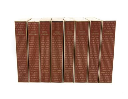 null 8 volumes in quatro présentés dans des coffrets numérotés de 1 à 8 par Ernest...