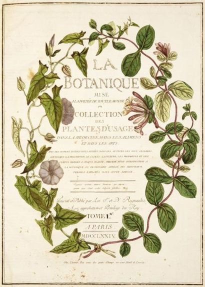 REGNAULT REGNAULT - La Botanique mise à la portée de tout le monde, ou collection...