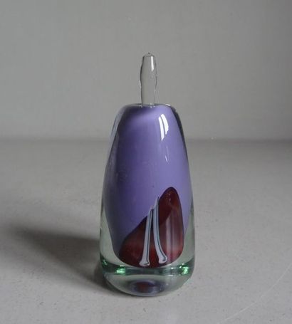 SHAPIRO MAGDANZ SHAPIRO MAGDANZ Studio Flacon à parfum en verre soufflé à doublure...