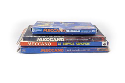 MECCANO MECCANO 4 boites MECCANO dont : Mécanisme ref: 223 complément de la boite...