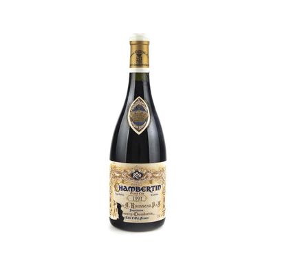 null 1 B CHAMBERTIN Grand Cru (e.l.a.) Armand Rousseau 1991