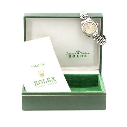 ROLEX
Montre bracelet de dame en acier, modèle...