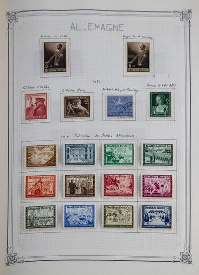 Importante collection de timbres présentée...