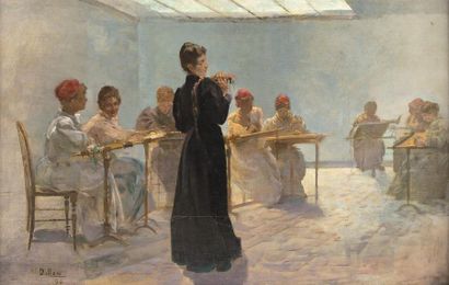Henri Patrice DILLON (1851-1909) La classe...