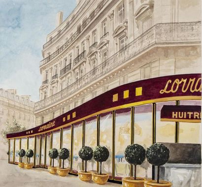 null Jeffrey BAILEY (1956)
Projet d'extérieur pour la Brasserie LA LORRAINE place...