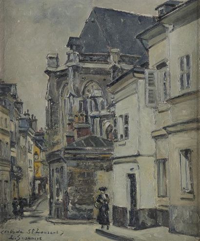 Léon SUZANNE (1870-1923)
L'abside
Huile sur...