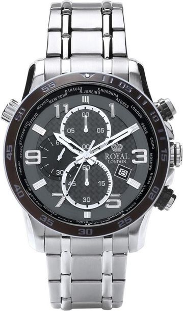 null ROYAL LONDON
Montre chronographe pour Homme modèle 40150-04 en acier. Cadran...