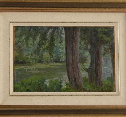 Gaston LOIR (1868-1922) Gaston LOIR (1868-1922)

Les bords de l'Eure 

Huile sur...