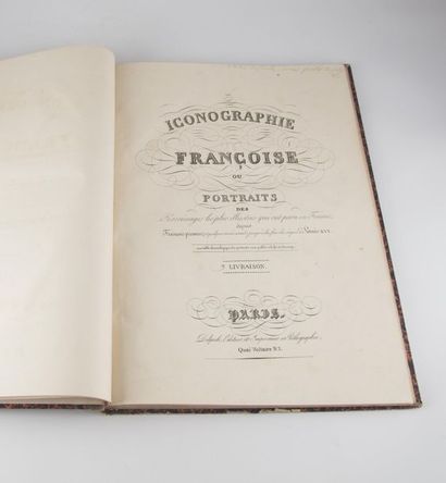 VOLUMES ICONOGRAPHIQUES DES PORTRAITS DES GRANDS HOMMES DEPUIS FRANÇOIS 1ER JUSQU'À...