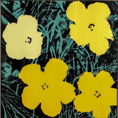 ANDY WARHOL Andy WARHOL
SUNDAY B. MORNING (4 fleurs )
Estamples-multiples en couleurs
91,5...