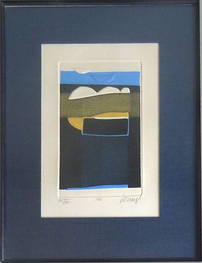 DORNY Bertrand DORNY (1931-2015)
Composition
Lithographie sur papier gaufré
E.A II/VI...