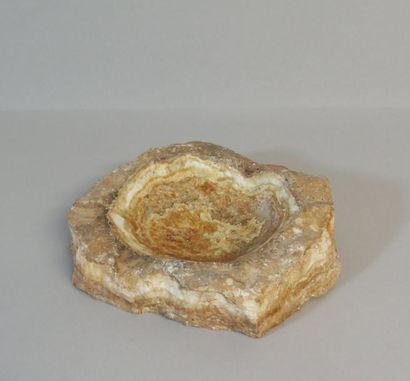 null Vide-poches en marbre de forme libre H.7 - D. 28,5 cm