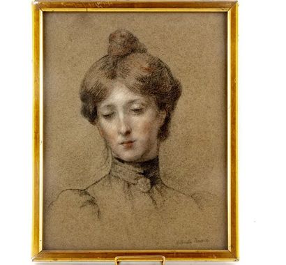 null Antoinette RAOUX - fin XIXe

Portrait de femme les yeux baissés

Crayon et pastel...