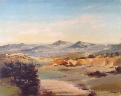 null Pierre GAUTIEZ (1922-2006)
Paysage de Provence
Huile sur toile
54 x 65 cm