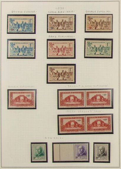 null ALGERIE
Collection des origines à 1956
Postes, PA et colis-postaux
Bel ensemble...
