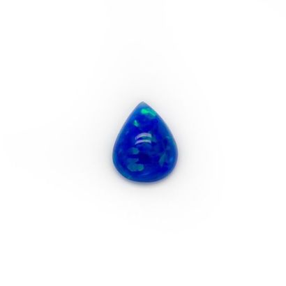 null Opale bleue sur papier pesant 3,52 cts