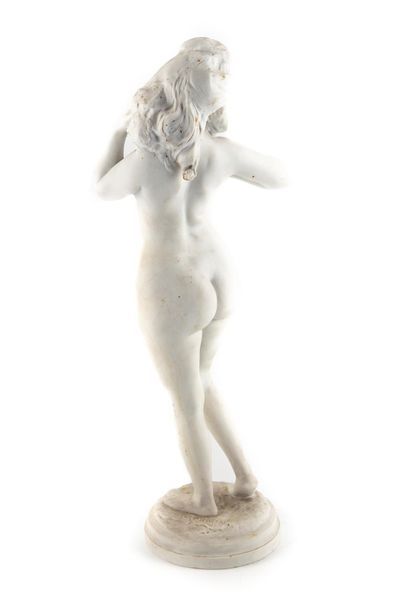 null D'après Théodore RIVIERE (1857-1912) - SEVRES
Nu féminin
Sculpture en biscuit
Signé...