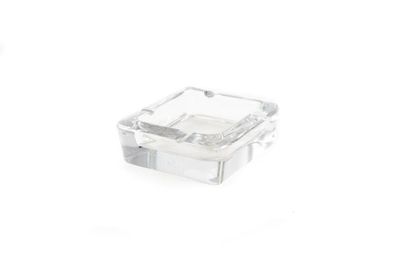 null Cendrier carré en cristal
13 x 13 cm
(Egrenures et rayures
