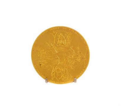Monnaie de Paris MONNAIE de PARIS
Médaille en bronze doré à sujet de poèmes et dictons...