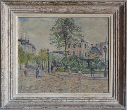Adolphe CLARY - BAROUX (1865-1933) Adolphe CLARY - BAROUX (1865-1933)
Place Pigalle
Huile...
