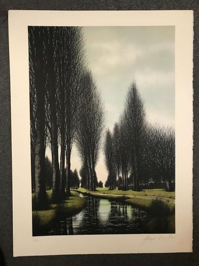 null Jacques DEPERTHES (1936)
Paysage enneigé, paysages à la rivière
Trois lithographies...
