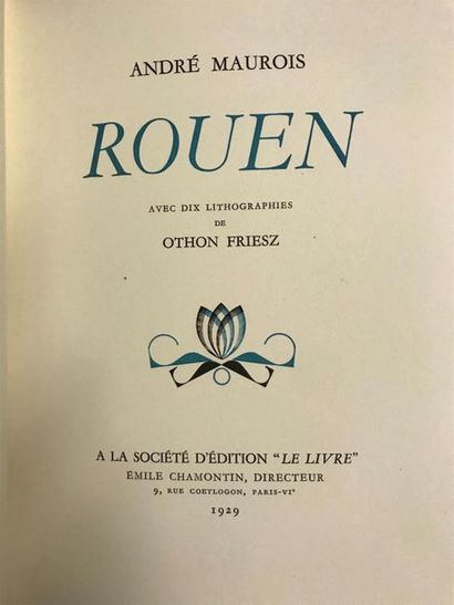 null Quatre ouvrages littéraires illustrés, brochés comprenant : 
- Jean GALTIER-BOISSIERE,...