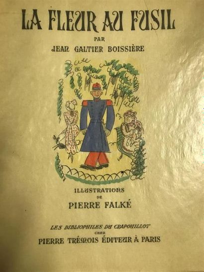 null Quatre ouvrages littéraires illustrés, brochés comprenant : 
- Jean GALTIER-BOISSIERE,...