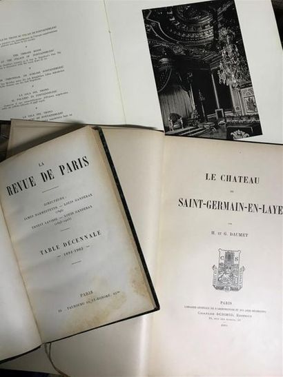 null Ensemble de trois ouvrages reliés sur Paris et ses environs, comprenant :
-...