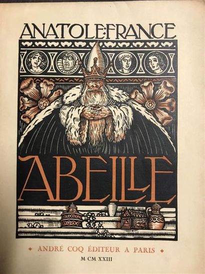 null Anatole France, Abeille. Bois originaux de Louis Jou. Éditions André Coq, Paris,...
