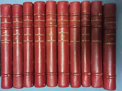 null Georges COURTELINE, Oeuvres.13 volumes. Editions François Bernouard, Paris,...