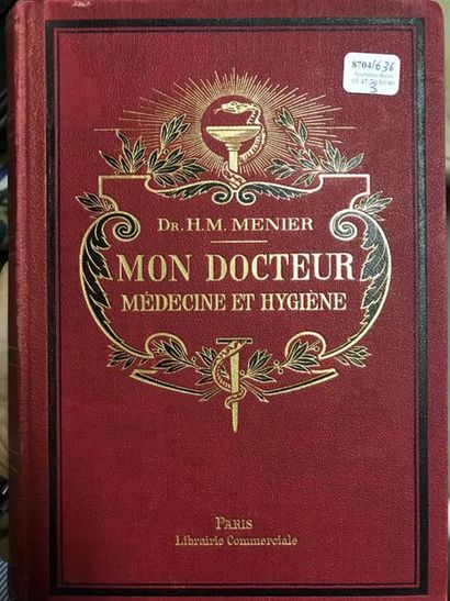 null ENSEMBLE de deux ouvrages sur la médecine : 
- Docteur CAMUSET, Les sonnets...