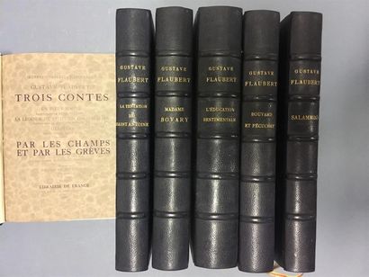 null Gustave FLAUBERT, Oeuvres illustrées. Editions Librairie de France, Paris, 1921-1928....