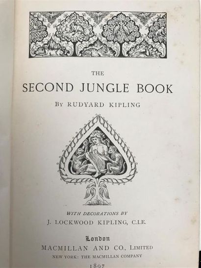 null R. KIPLING, The second jungle book, Edition Macmillan and co, 1897. 
Ex Libris...