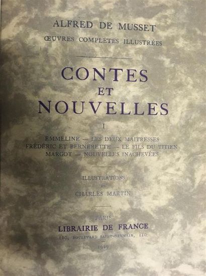 null Alfred DE MUSSET, Oeuvres complètes. Illustrations de Charles Martin. Editions...